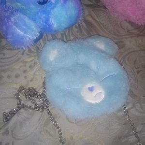 mini care bear cross body bag